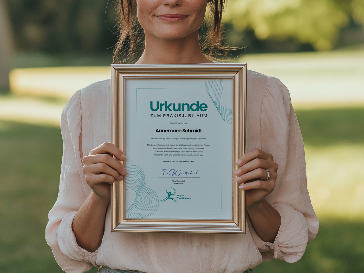 Eine Urkunde zum