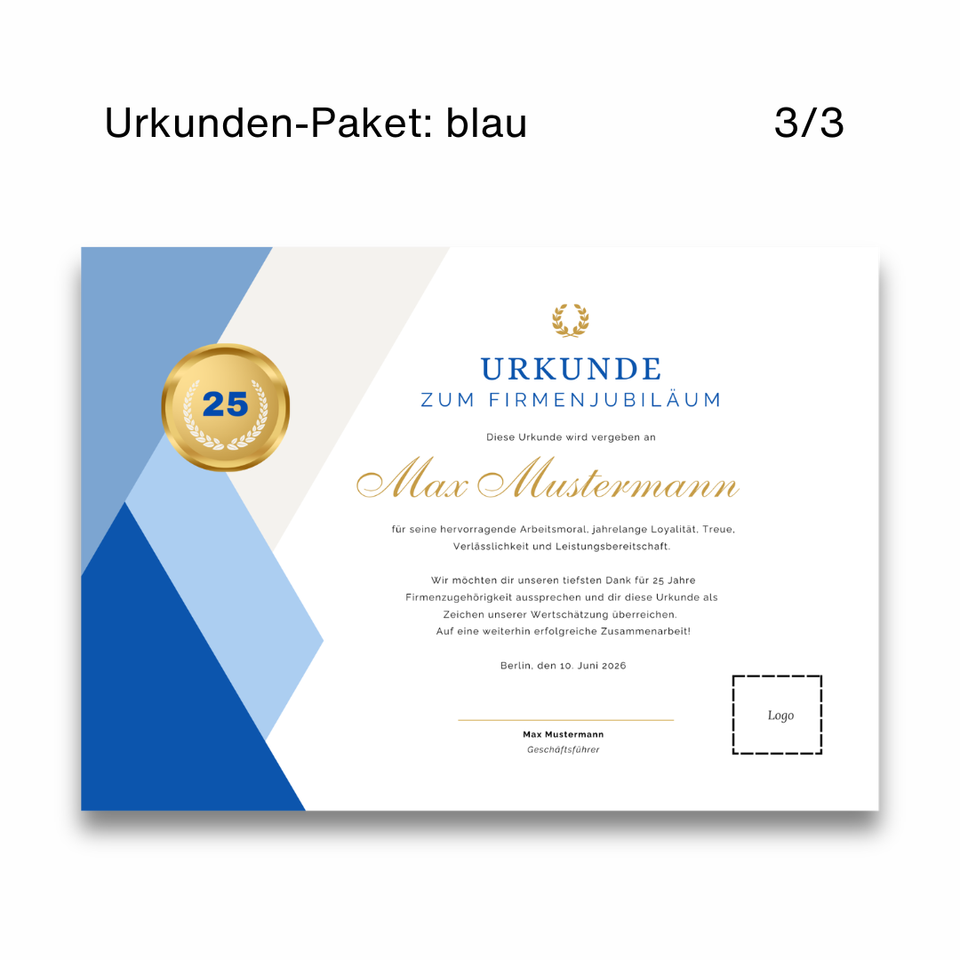 Standard-Vorlagen – 3 Gestaltungsvarianten